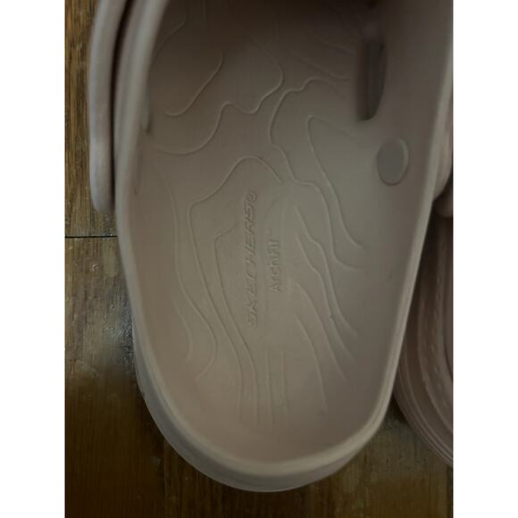 Skechers ArchFit Clogs Pink 9W Comfort Podiatrist Certified Support Reg $65 EUC - Picture 2 of 7